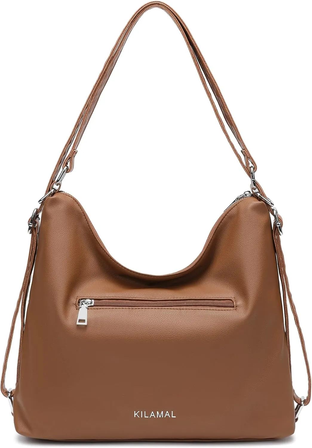 KILAMAL women's hobo bag backpack adjustable crossbody shoulder bag soft PU leather tote handbag