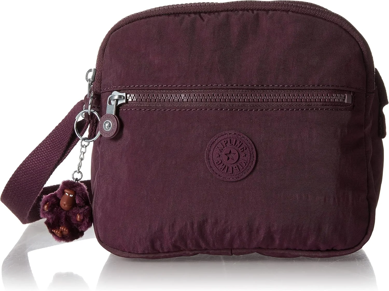 Kipling Women’s Keefe Crossbody, Lightweight Everyday Purse, Nylon Shoulder Bag