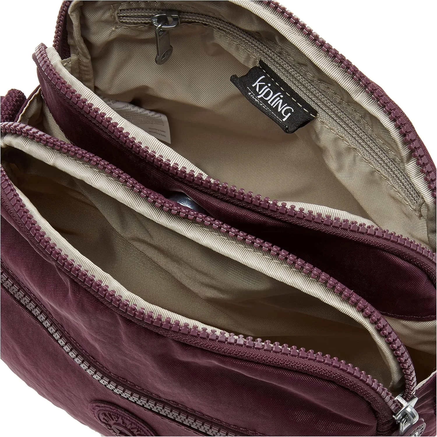 Kipling Women’s Keefe Crossbody, Lightweight Everyday Purse, Nylon Shoulder Bag