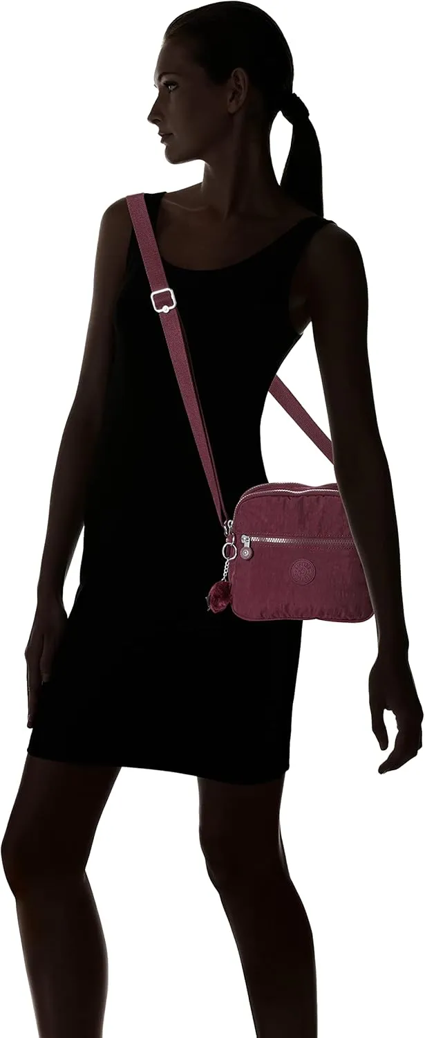 Kipling Women’s Keefe Crossbody, Lightweight Everyday Purse, Nylon Shoulder Bag