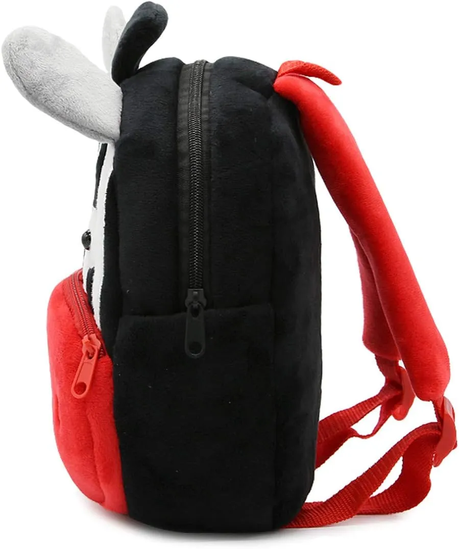KISSOURBABY Zebra Backpack for Toddler Boys, Toddler Bookbag Girl Dinosaur Toys Bags(Zebra)