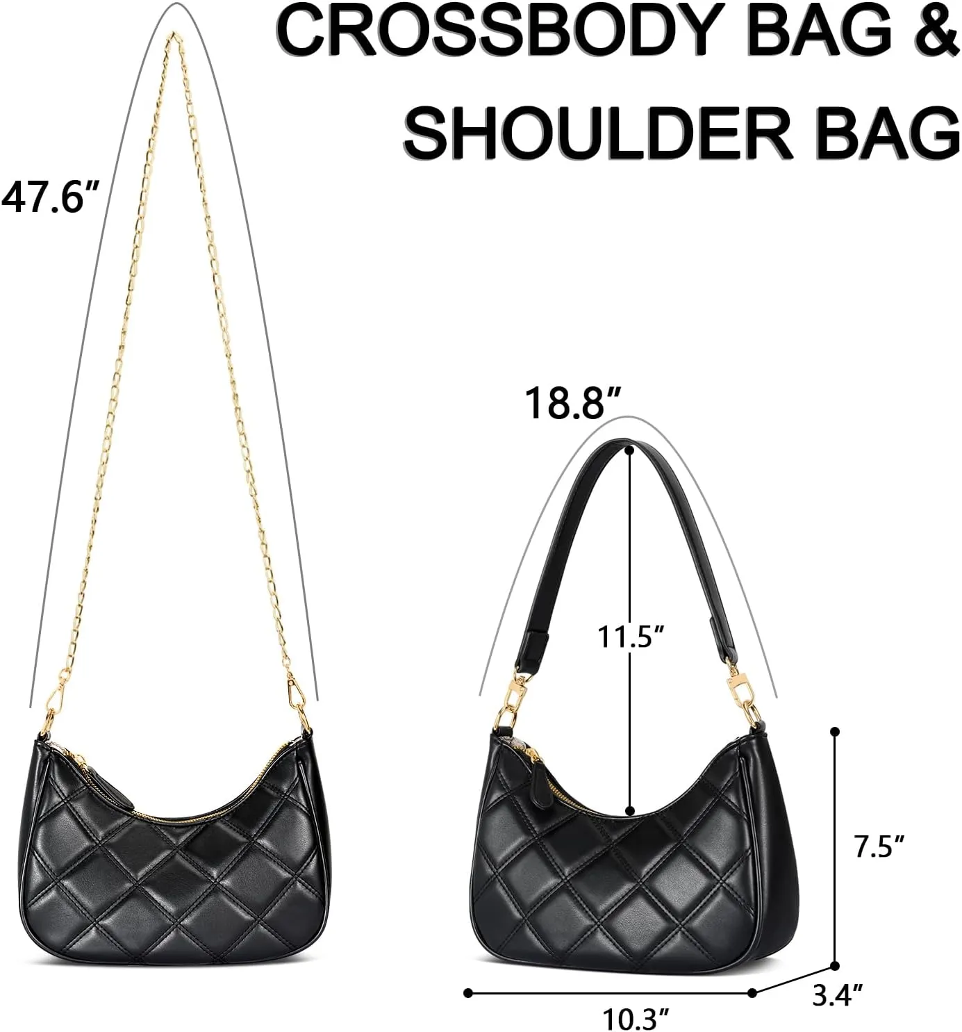 KKXIU Shoulder Bag for Women Cute Hobo Purses and Handbags Retro Clutch Underarm Purse