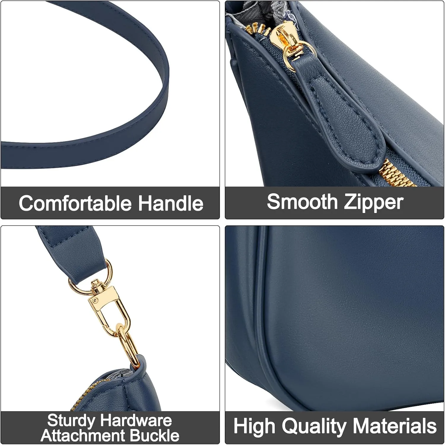 KKXIU Shoulder Bag for Women Cute Hobo Purses and Handbags Retro Clutch Underarm Purse