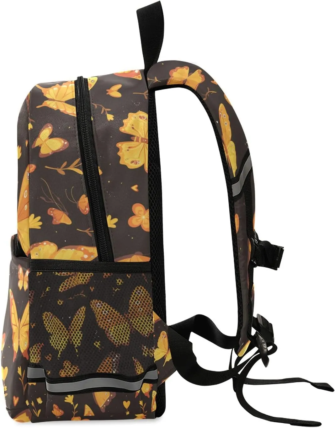 KLL Mini Boys Backpacks Monarch Butterfly Cute Travel Outdoor Daypack Bookbag