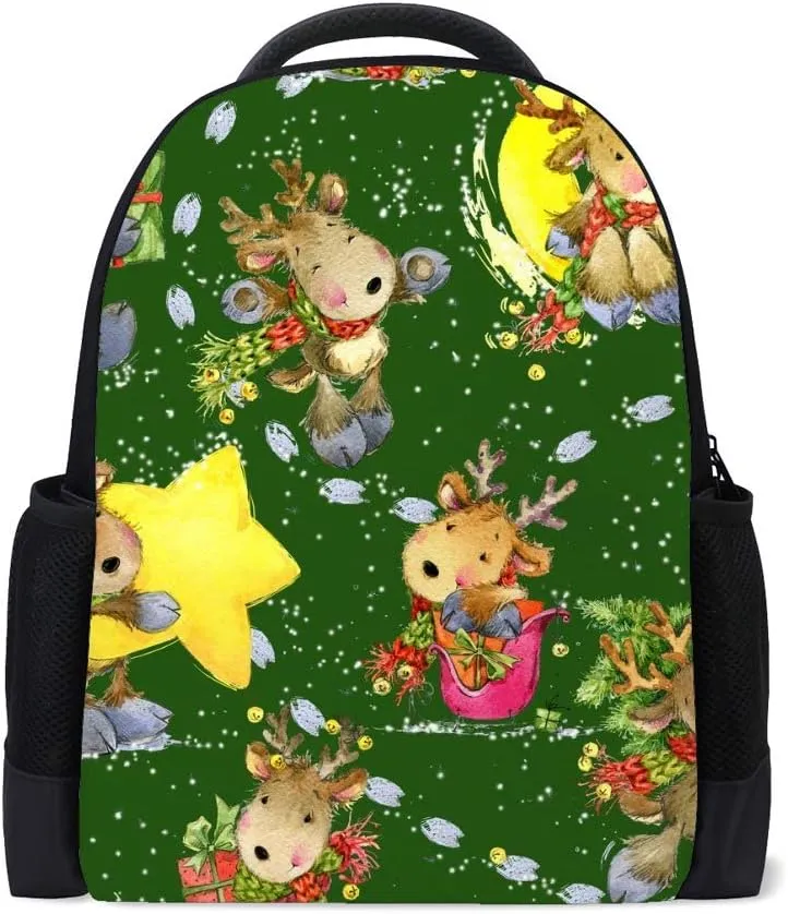 Kuizee Classic Backpack Schoolbag Adjustable Padded Shoulder Straps Daypack Casual Bags Durable College Daily 16Inch