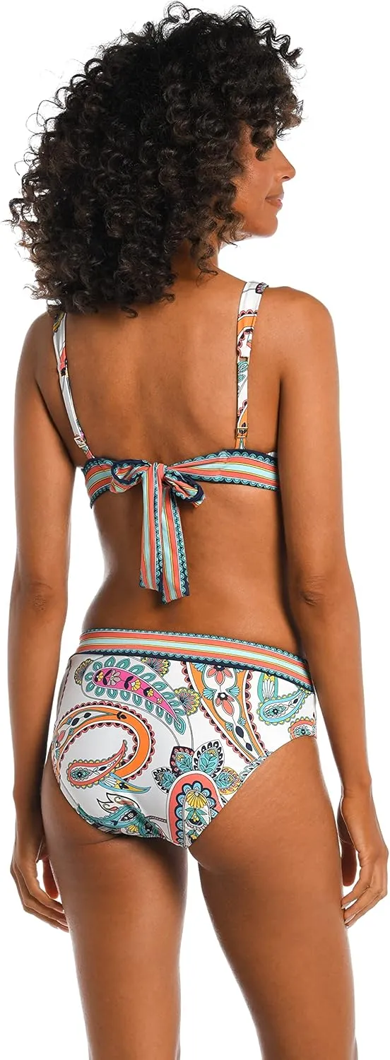 La Blanca Women's Standard Over The Shoulder Triangle Swimsuit Top