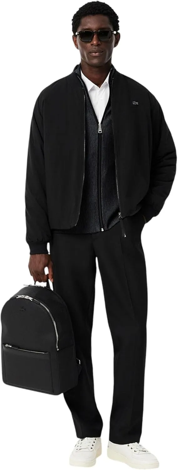 Lacoste Men's Chantaco Backpack, Black on Black, One Size