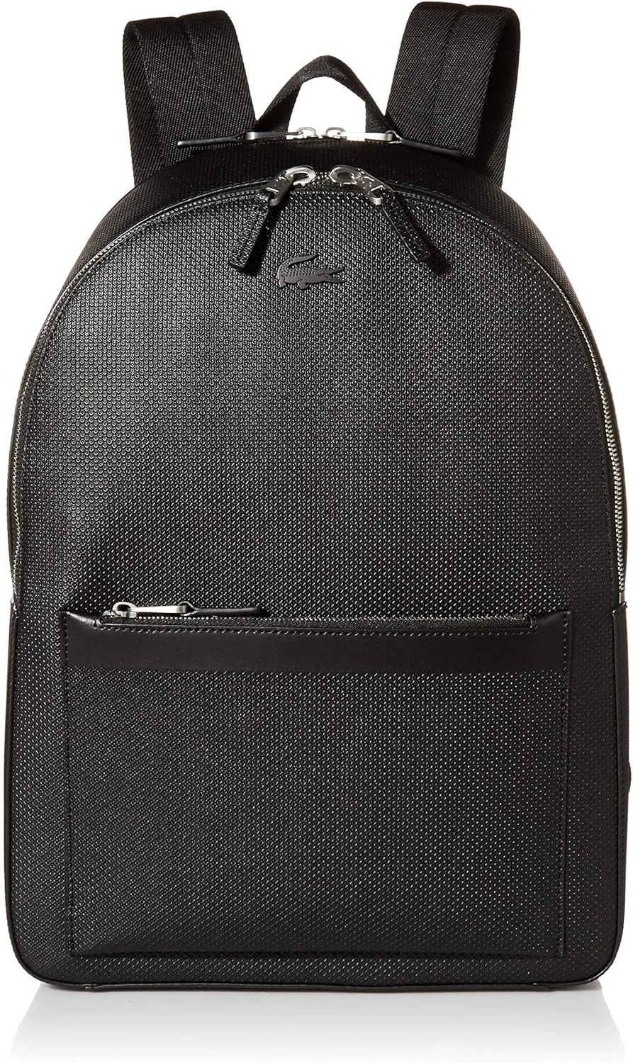 Lacoste Men's Chantaco Backpack, Black on Black, One Size