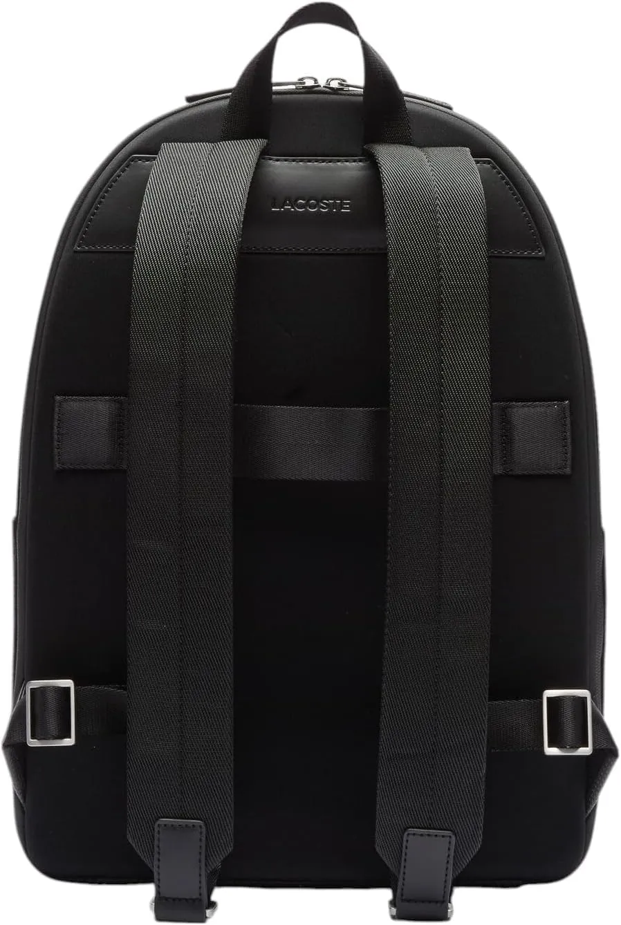 Lacoste Men's Chantaco Backpack, Black on Black, One Size
