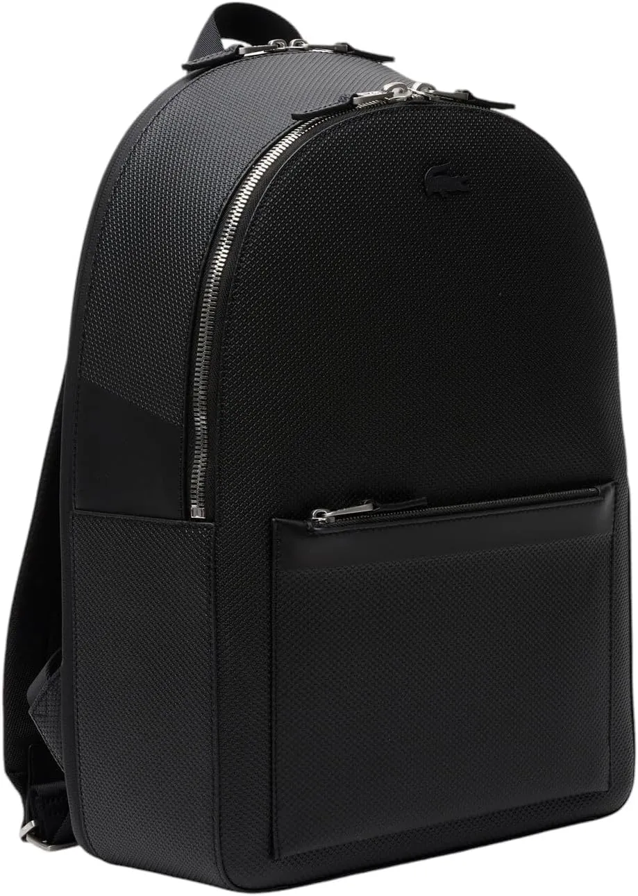 Lacoste Men's Chantaco Backpack, Black on Black, One Size