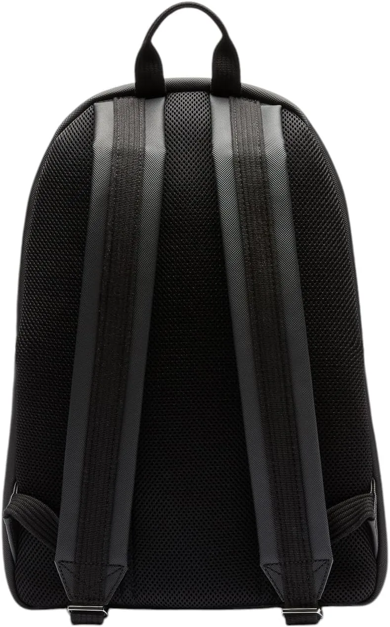 Lacoste Men's Classic Petit Pique Backpack, Black, One Size