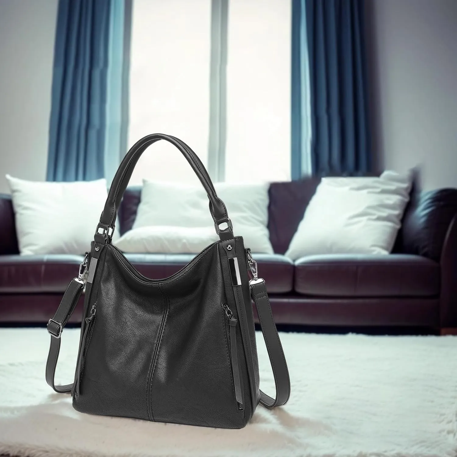 Ladies Purses and Handbags Large Leather Purse Crossbody Bags For Women Bag Shoulder Tote Hobo Bag With Pockets New