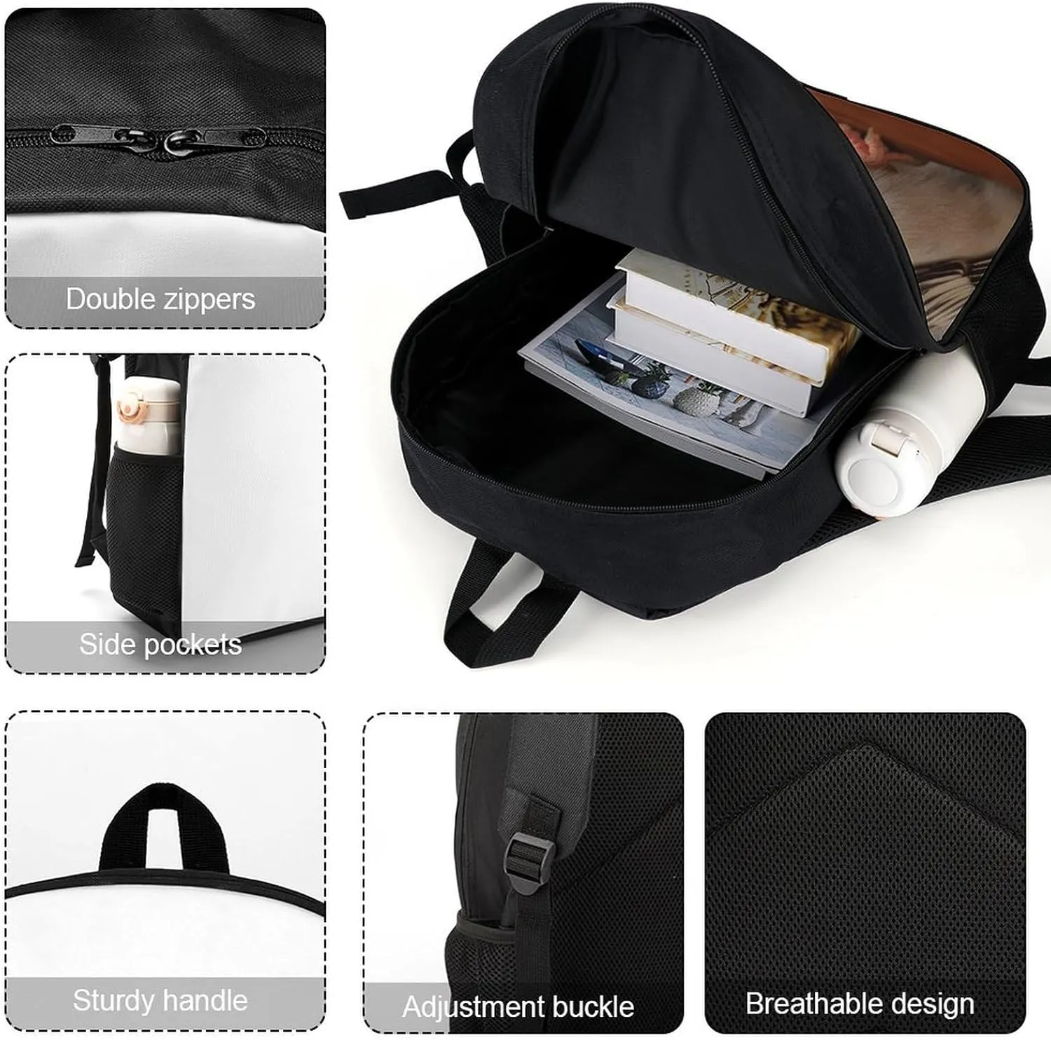 Laptop Backpack for Men 17 Inch Cute Cockatiel Work Casual Backpack Lightweight Travel Shoulder Bag