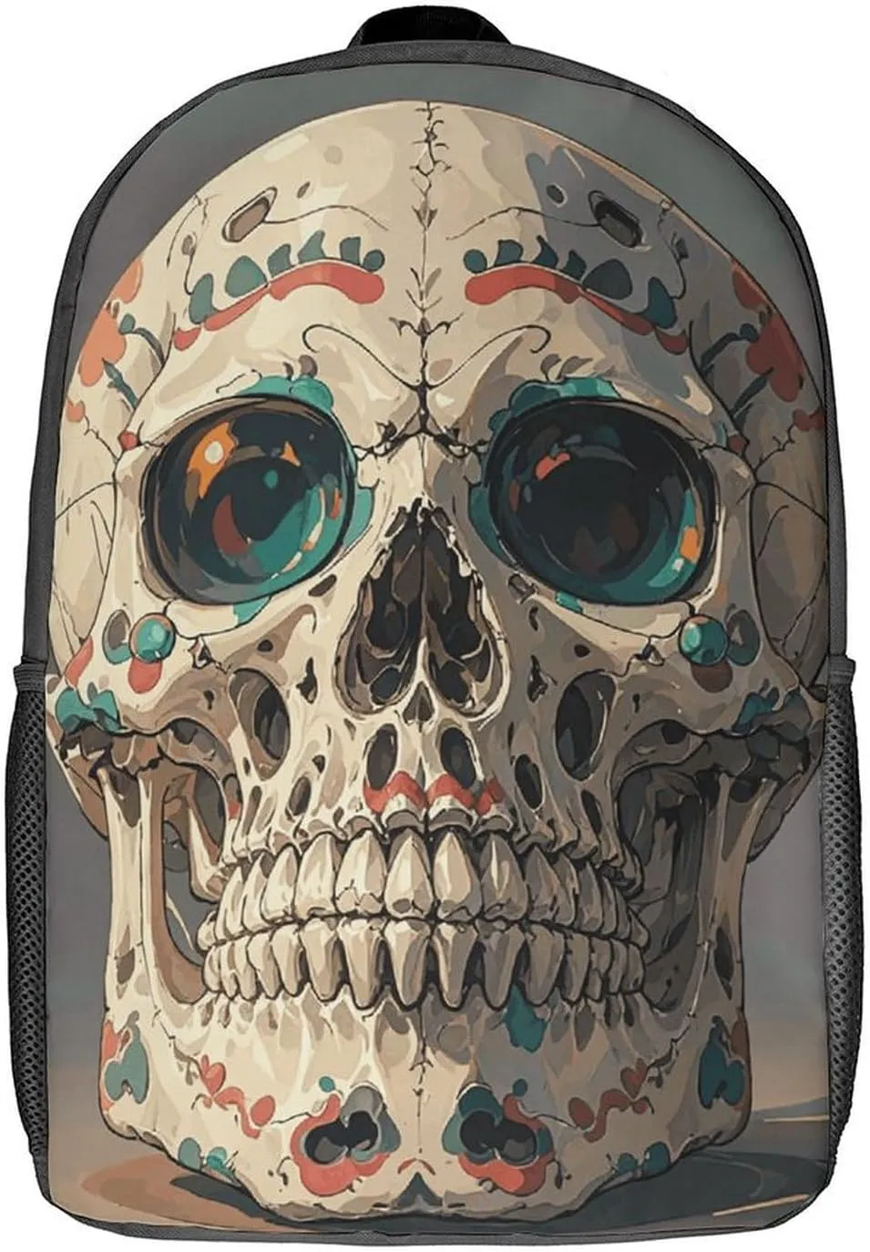 Laptop Backpack for Men Women Daypack Skull Rock Roll Skeleton Bone Computer Bag Travel Backpacks Laptop Bag