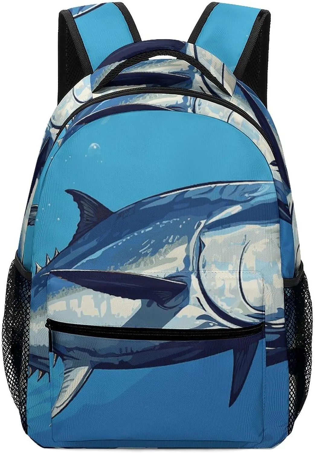 Laptop Backpack for Men Women Lightweight Daypack with Compartment Rucksack Colorful Tuna Laptop Bag