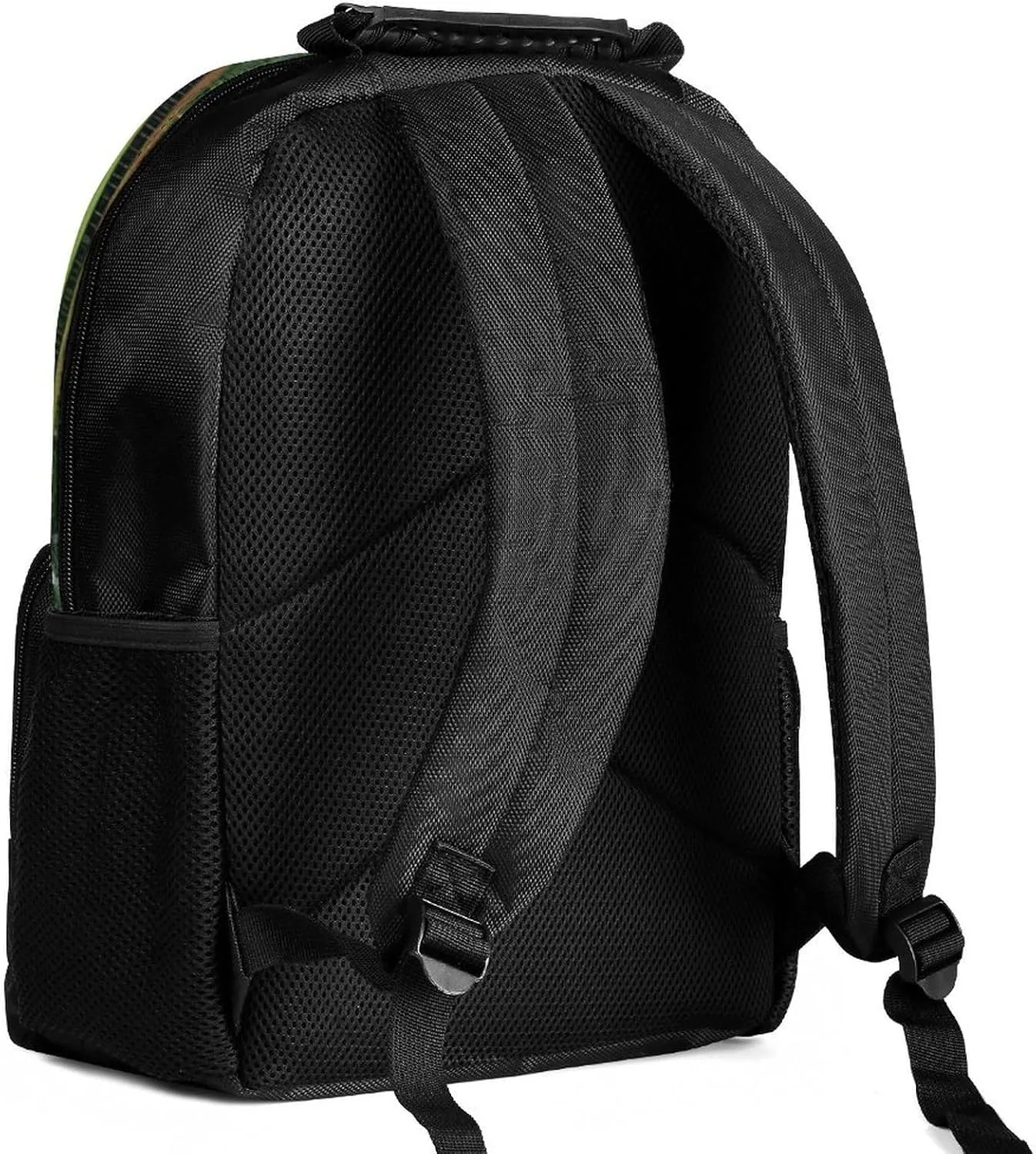 Laptop Backpack Green Baseball Field Backdrop Daypack Computer Bag Travel Laptop Bag Casual Nurse Bag for Women Men