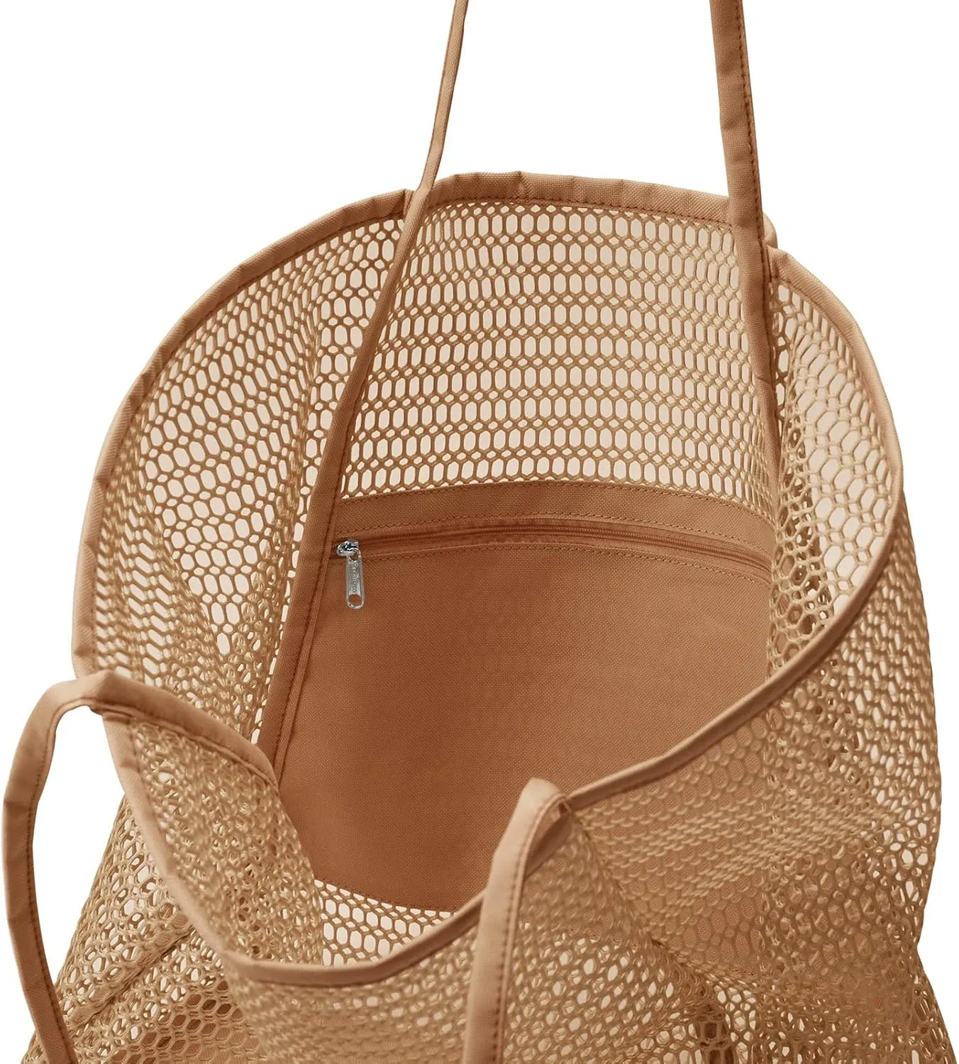 Large Capacity Mesh Beach Tote Bag,Women Casual Shoulder Handbag