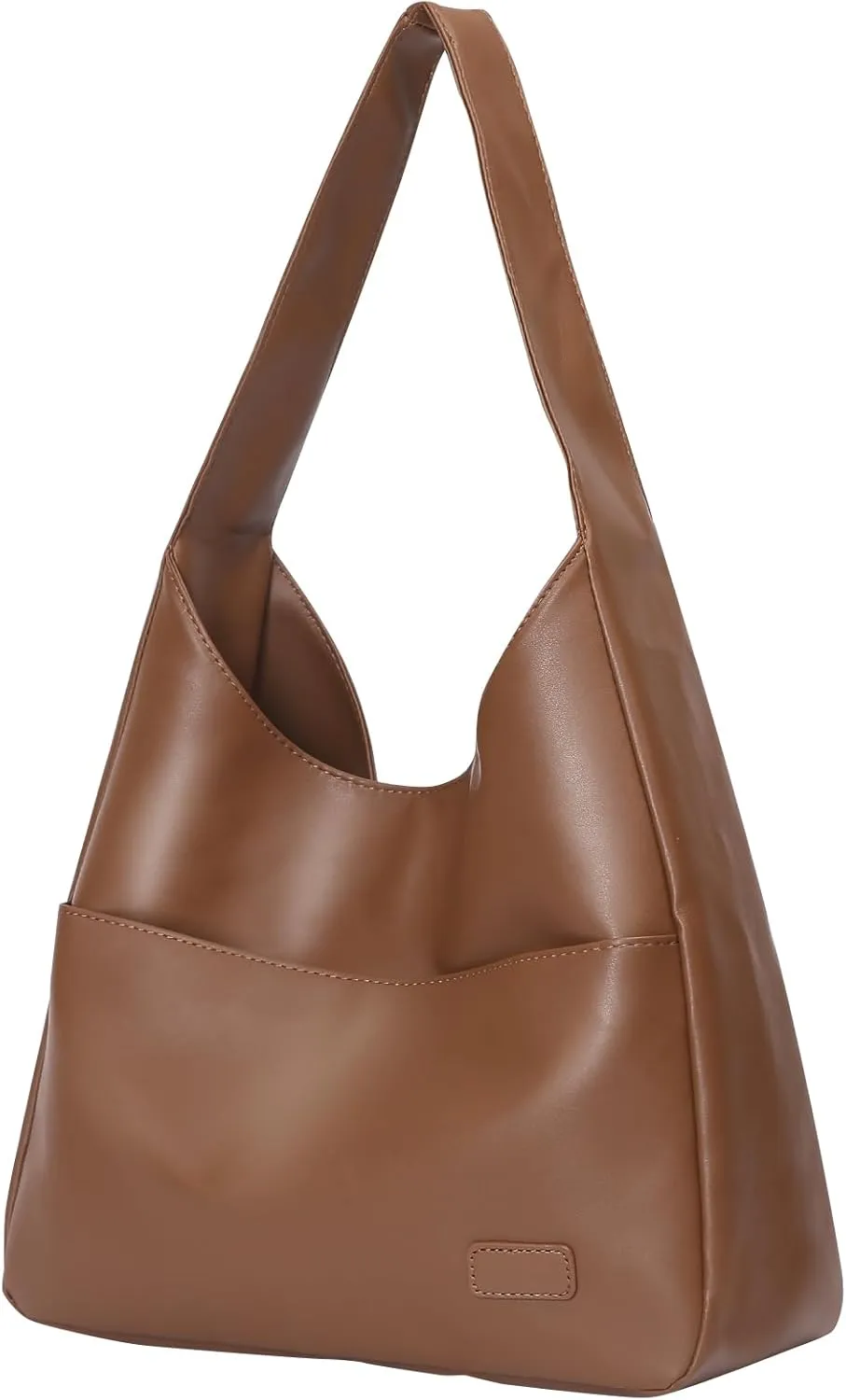 Large Genuine Leather Hobo Tote Bag for Women - Soft Shoulder Handbag