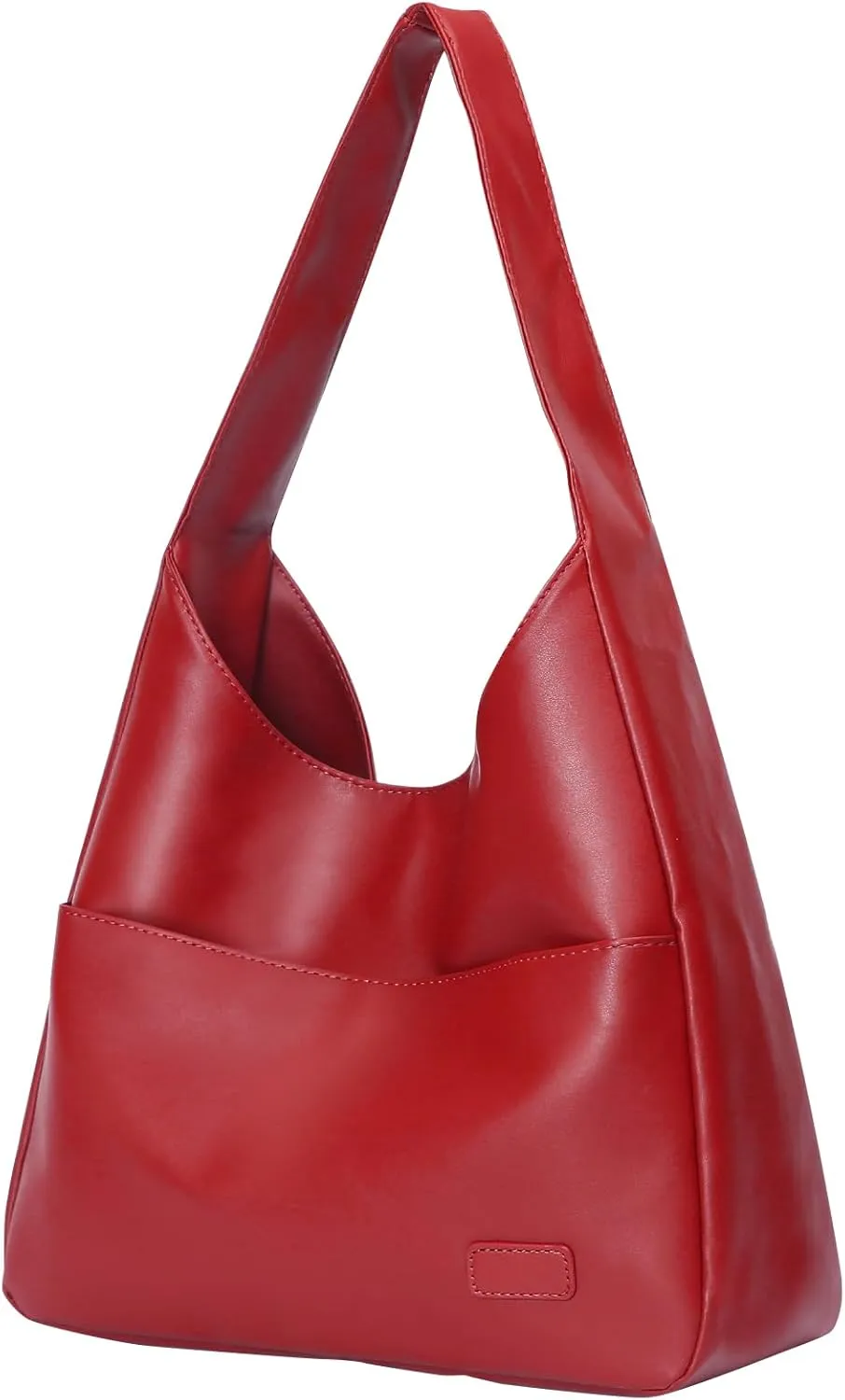 Large Genuine Leather Hobo Tote Bag for Women - Soft Shoulder Handbag