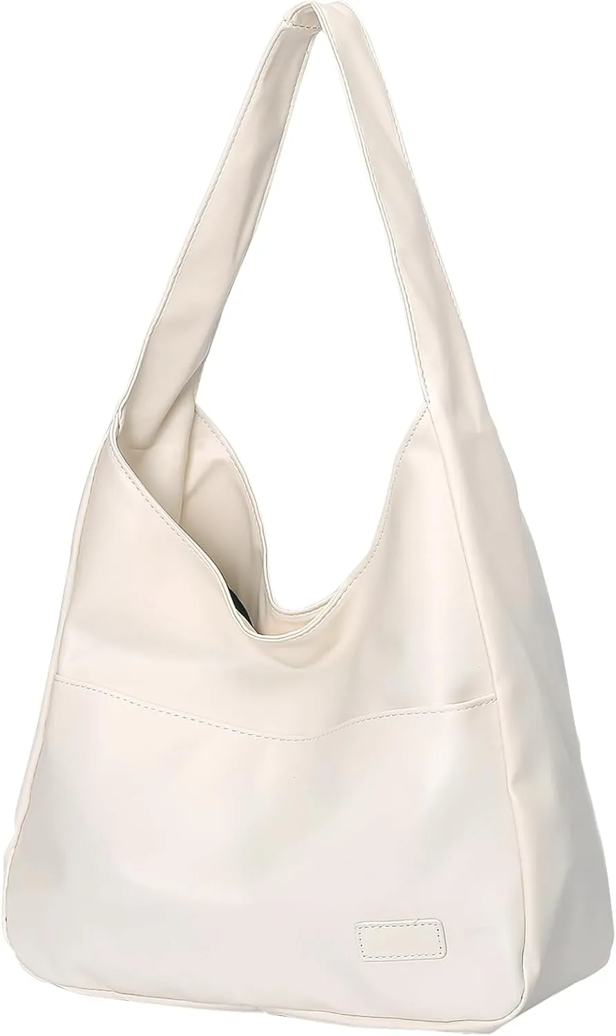 Large Genuine Leather Hobo Tote Bag for Women - Soft Shoulder Handbag