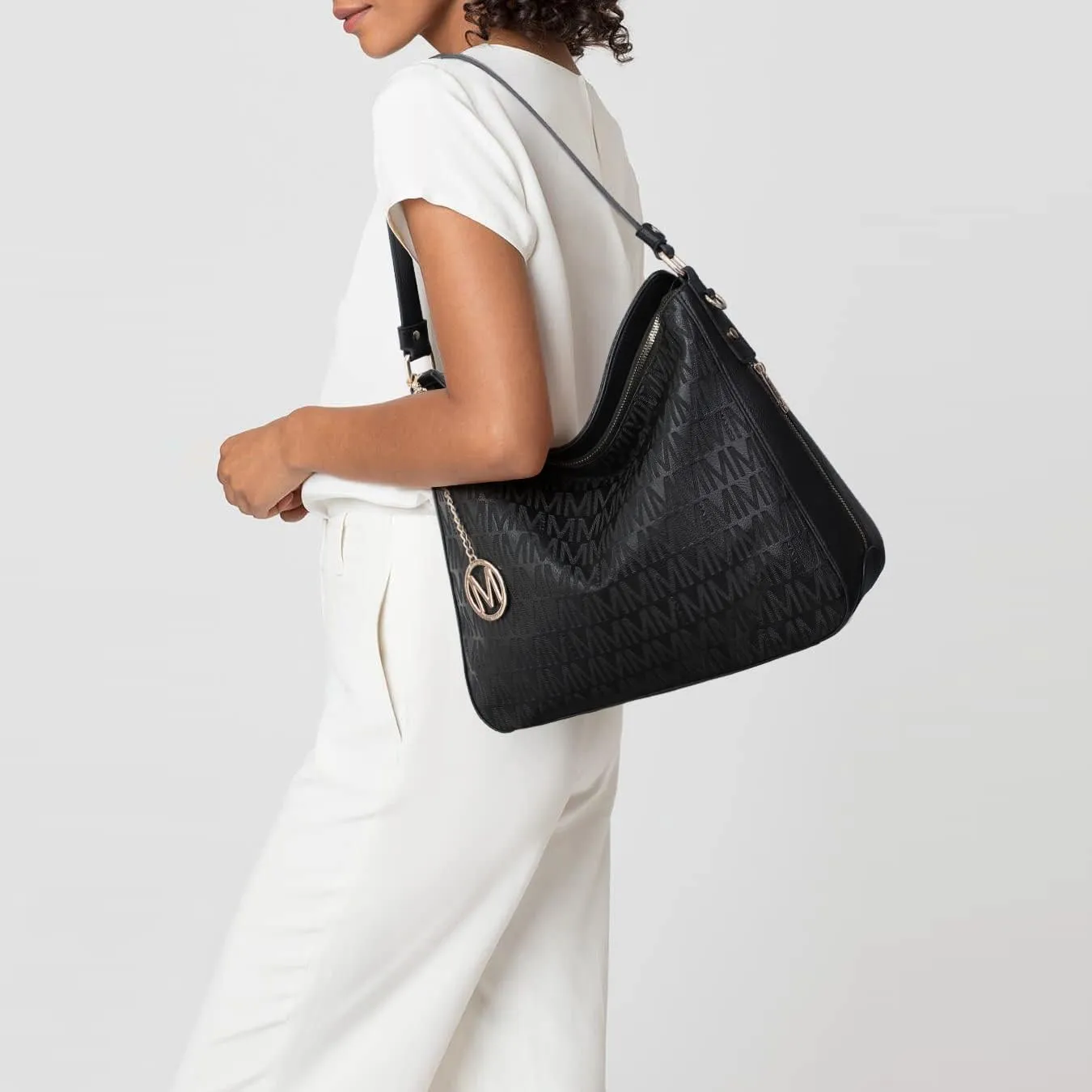 Large Hobo Bags for Women Designer Crossbody Shoulder Purses PU Leather Tote Handbags with Wallet