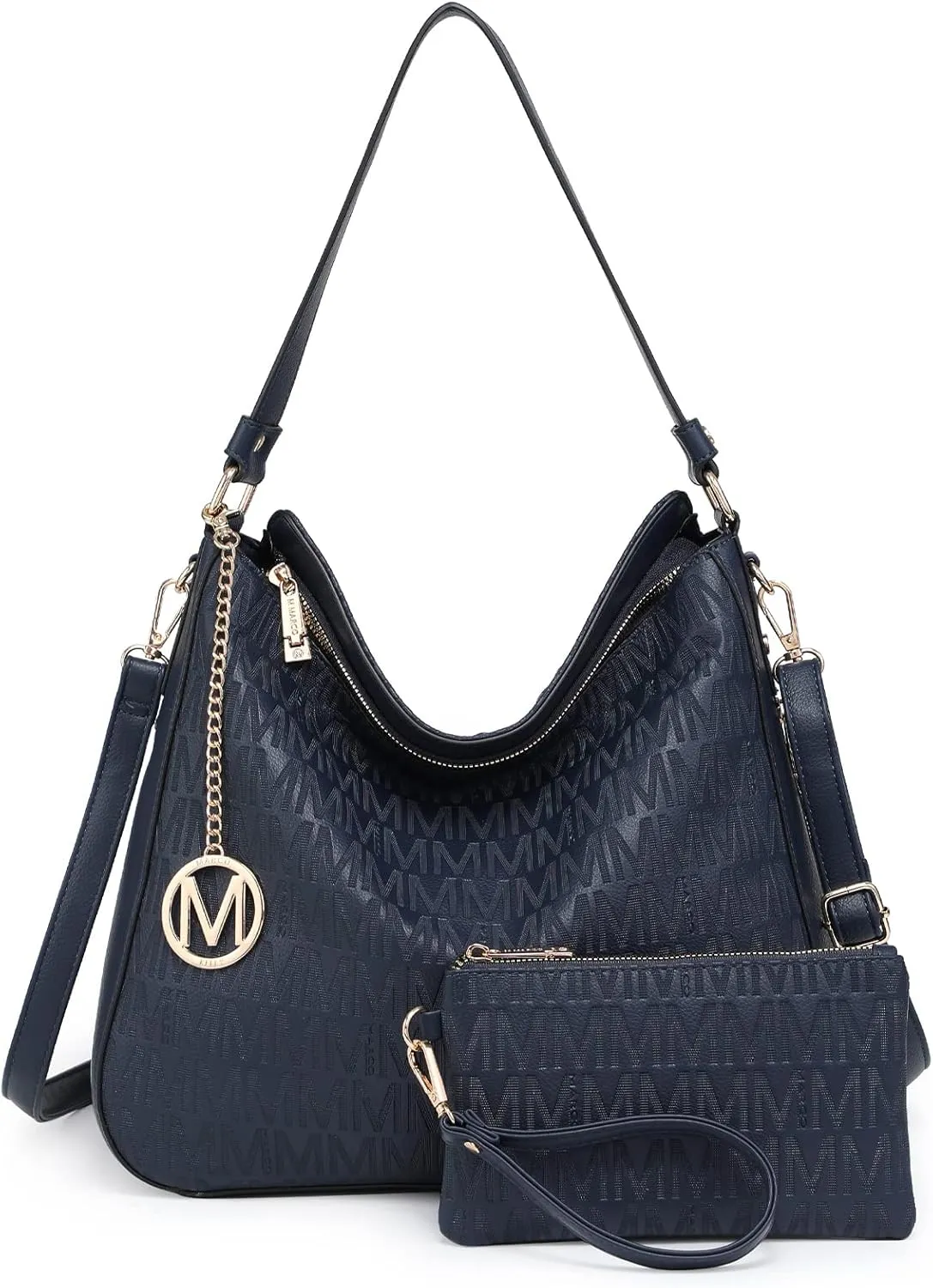 Large Hobo Bags for Women Designer Crossbody Shoulder Purses PU Leather Tote Handbags with Wallet