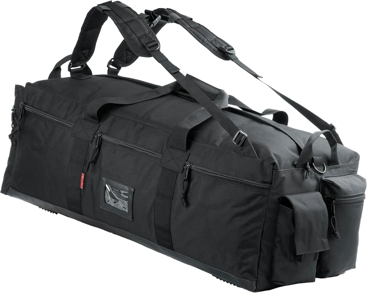 Large Military Duffle Bag Tactical Gear Load Out Bag Deployment Cargo Bag Travel Sports Equipment Duffel Luggage Bag with Backpack Straps 90L