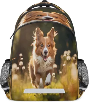 Lawn Dog Running Backpack Bags Backpacks With Chest Strap And Adjustable Shoulder Strap For Sports Travel Casual Daypack
