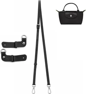 Leather Purse Straps Replacement Shoulder Strap Leather Adjustable Crossbody Strap Suitable for Long champ Handbags
