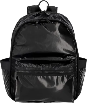 LeSportsac Route Backpack (Black Shine)