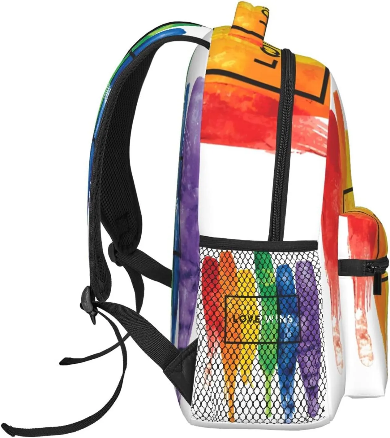 Lgbt Pride Rainbow Gay Love Wins Rainbow Backpacks 15 Inch Laptop Backpack Multipurpose Double Shoulder Bag For Men Women Gifts