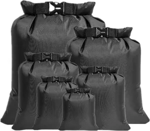 Lixada Waterproof Dry Bags, 3/5/6 Pack Ultimate Dry Sack - 3L 5L 8L Lightweight, Roll Top Outdoor Dry Sacks for Kayaking Camping Hiking Traveling Boating Water Sports