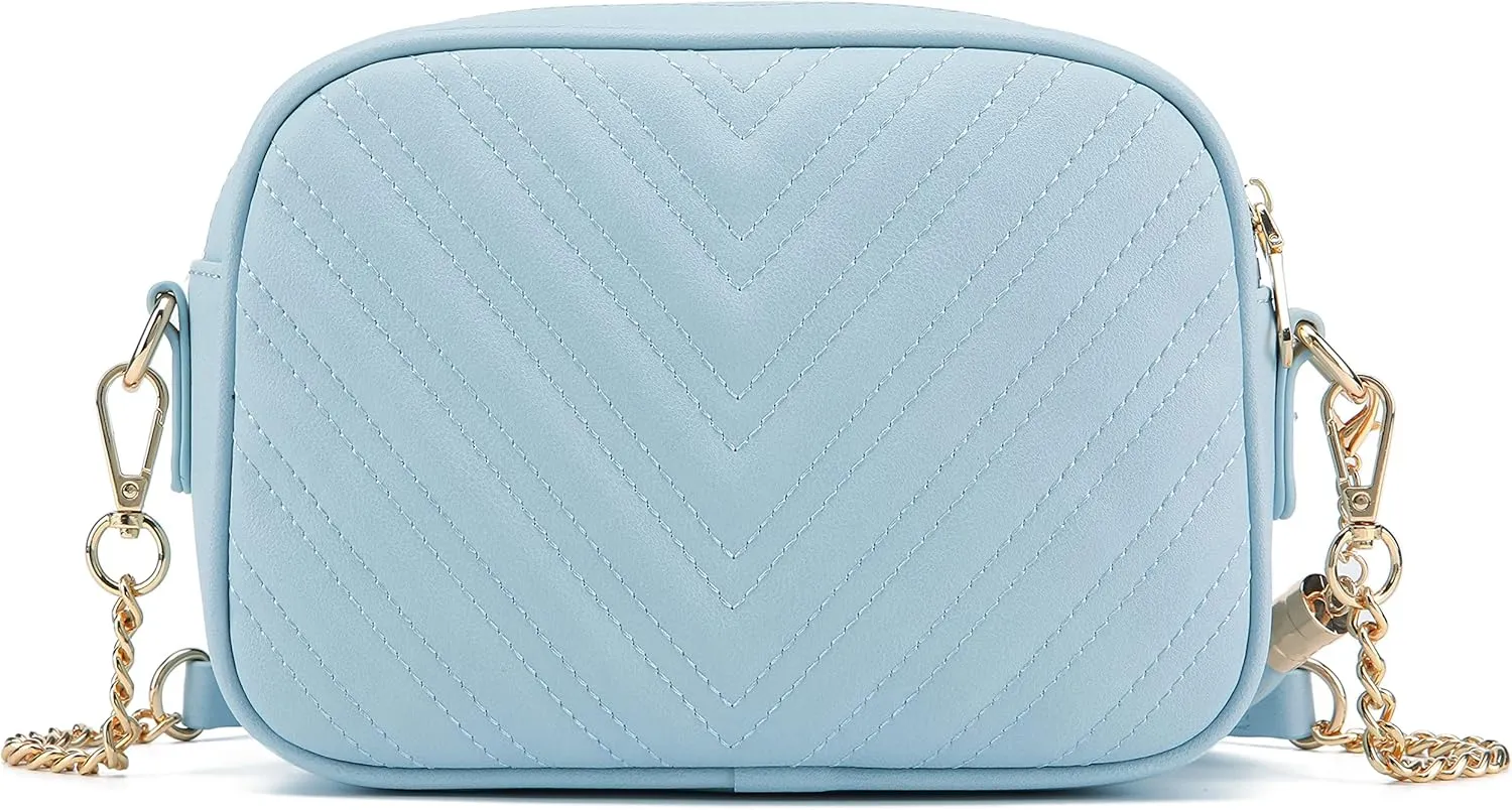 lola mae Quilted Crossbody Bag, Trendy Design Shoulder Purse