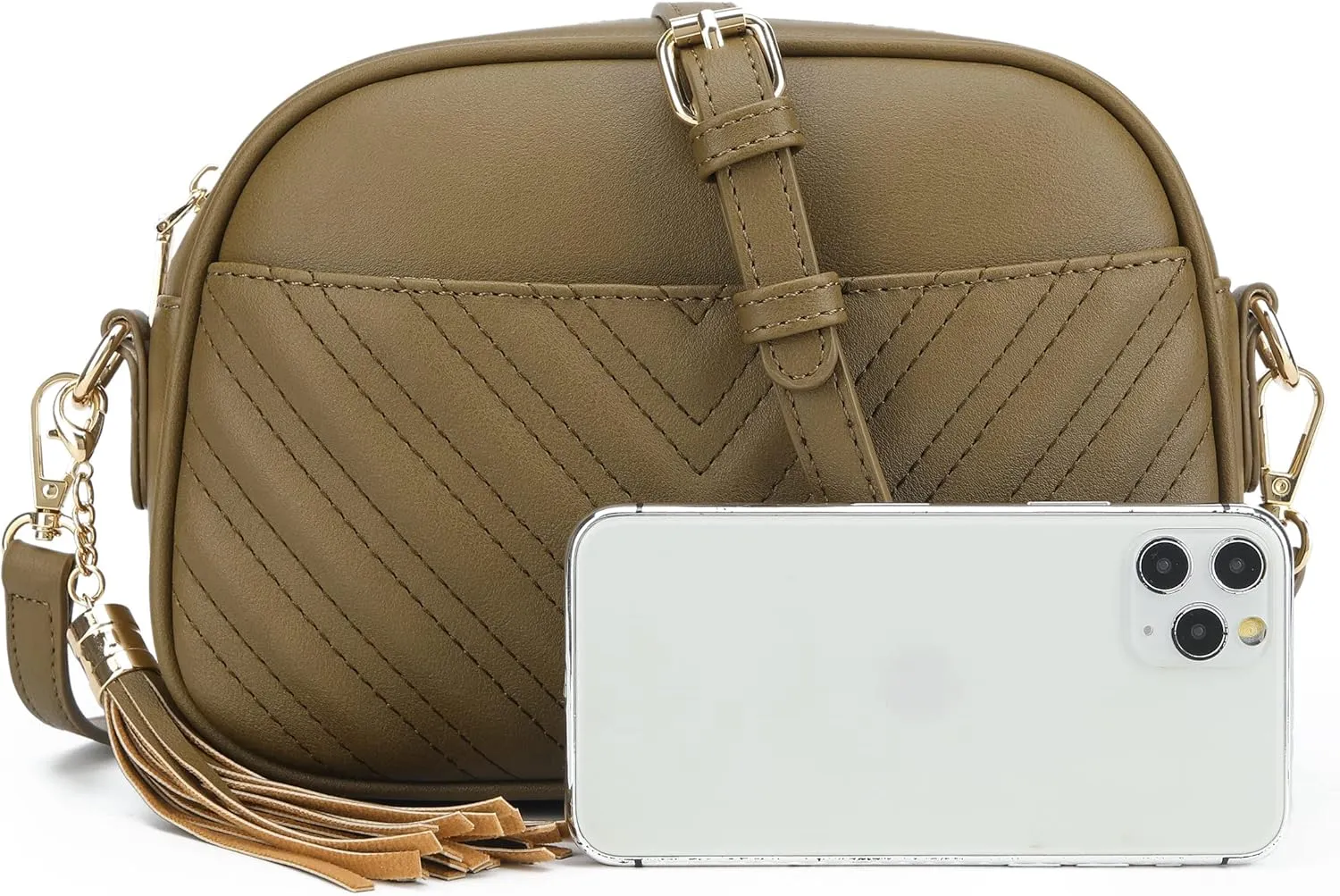 lola mae Quilted Crossbody Bag, Trendy Design Shoulder Purse