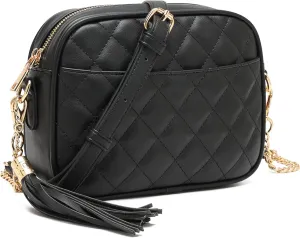 lola mae Quilted Crossbody Bag, Trendy Design Shoulder Purse