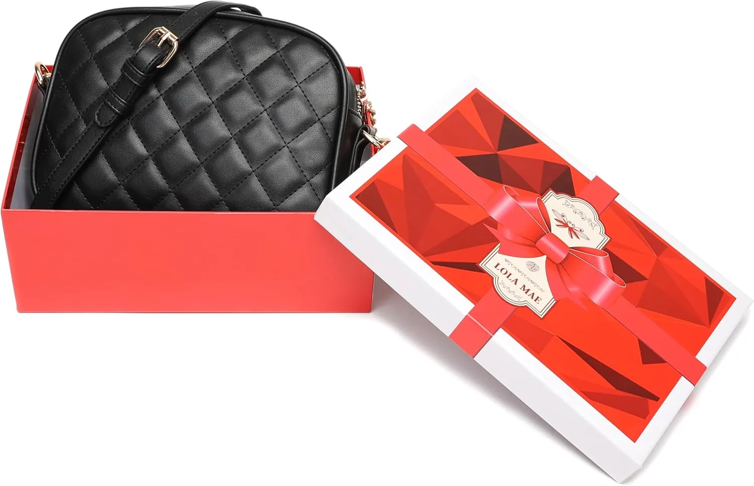 lola mae Quilted Crossbody Bag, Trendy Design Shoulder Purse