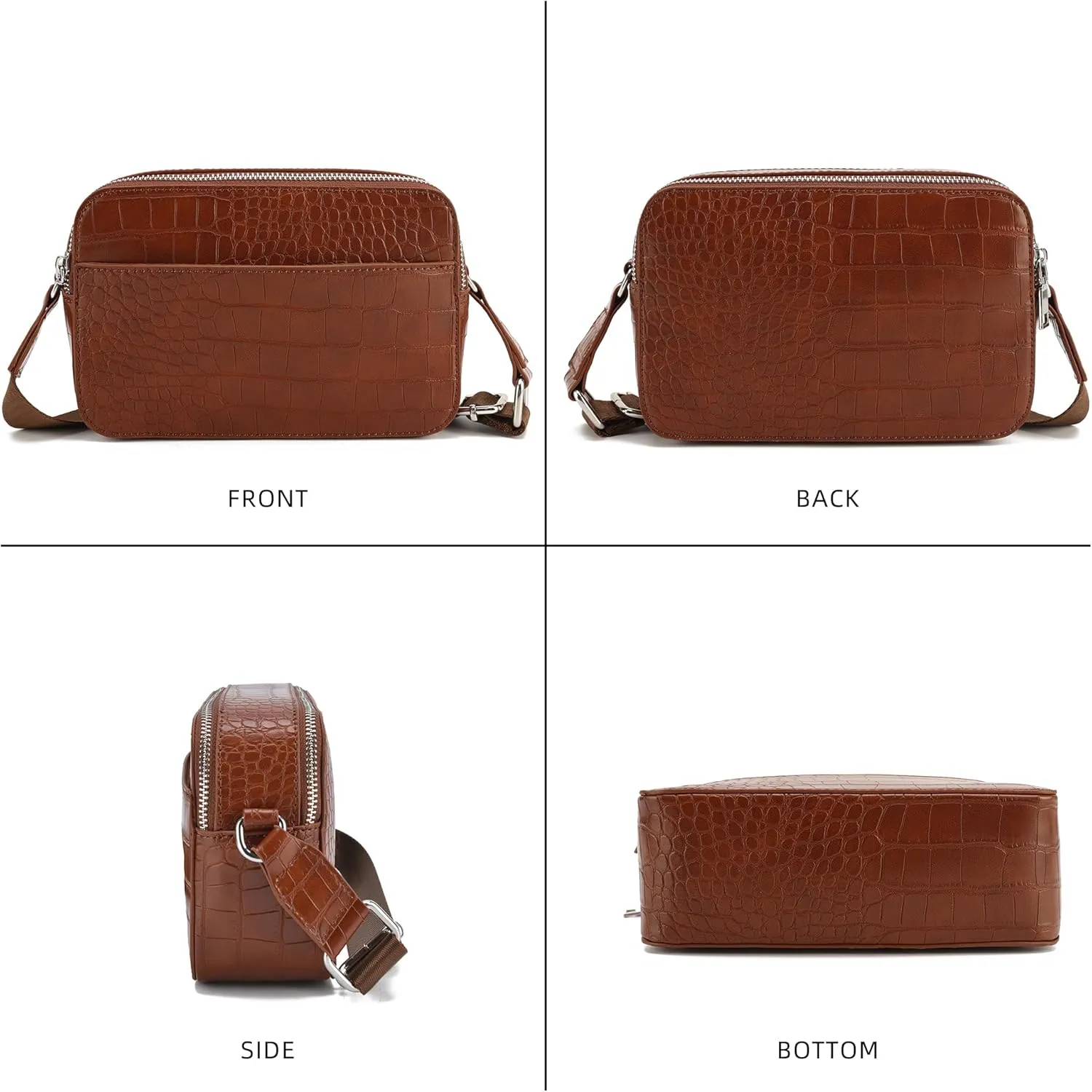 lola mae Quilted Crossbody Bag, Trendy Design Shoulder Purse