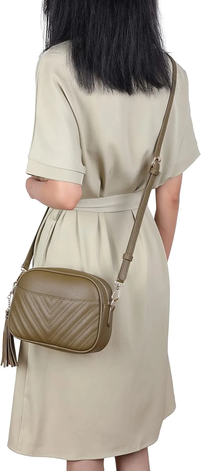 lola mae Quilted Crossbody Bag, Trendy Design Shoulder Purse