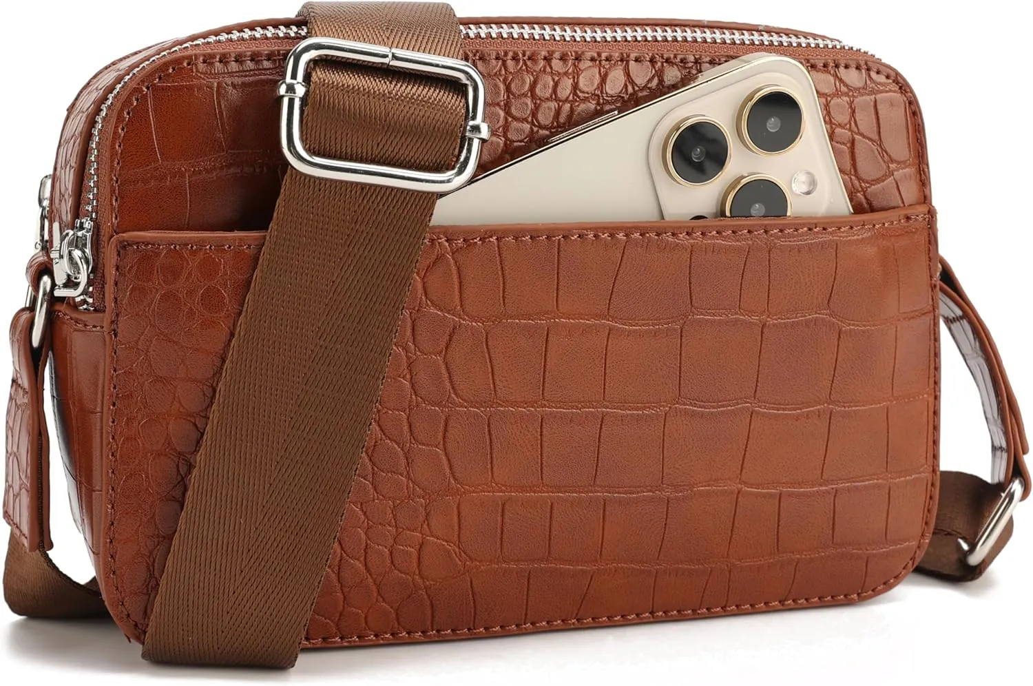 lola mae Quilted Crossbody Bag, Trendy Design Shoulder Purse