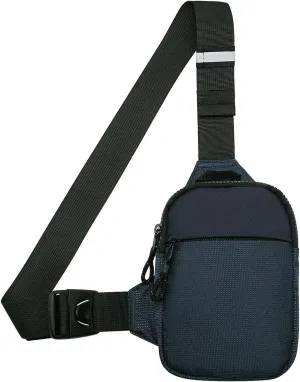 Long Keeper Mini Sling Bag - Men Women Small Waterproof Crossbody Bag Casual Phone Chest Bag for Travelling Hiking