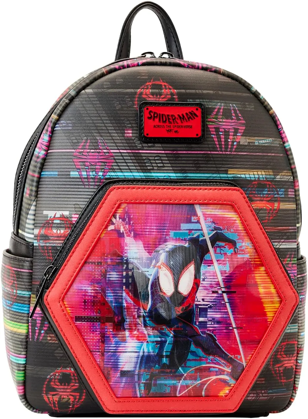 Loungefly Marvel Across the Spiderverse Lenticular Mini Backpack