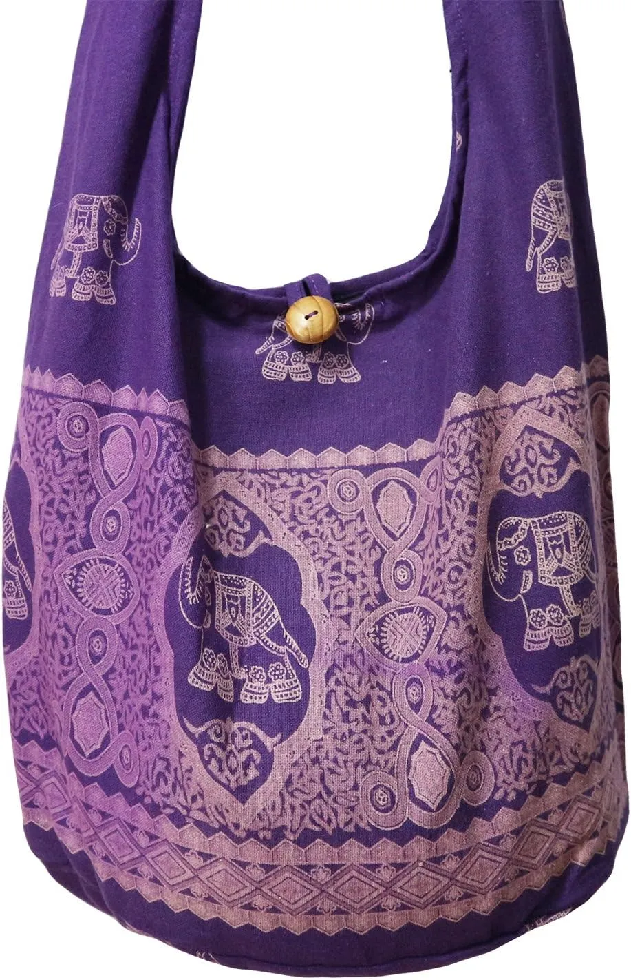 Lovely Creations Hippie Boho New Elephant Crossbody Bohemian Gypsy Sling Shoulder Large Size