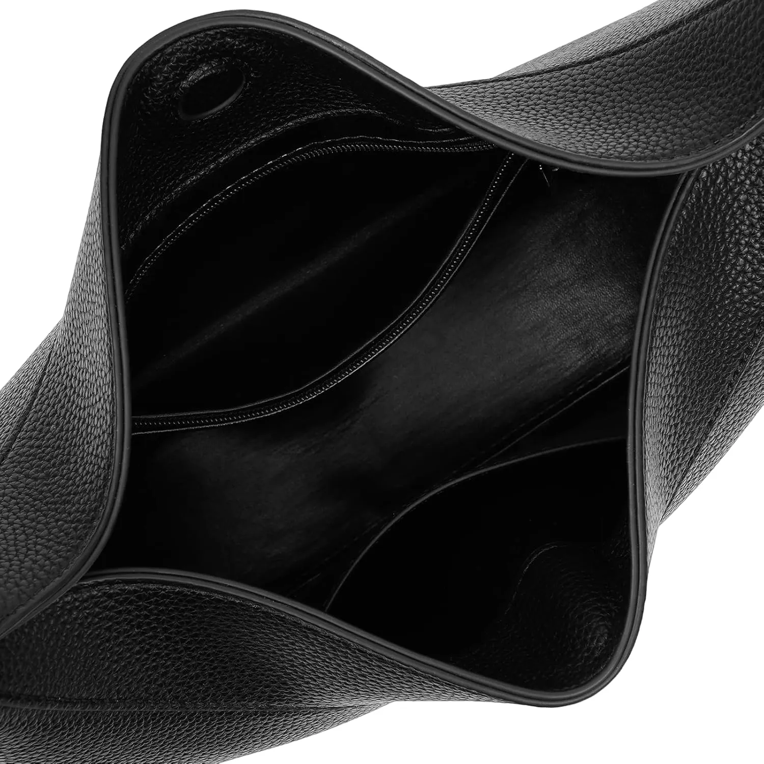 Lushandy PU Leather Crescent Bag and Women's Luna 4-in-1 Shoulder Bag, Half Moon Bag, Hobo Clutch
