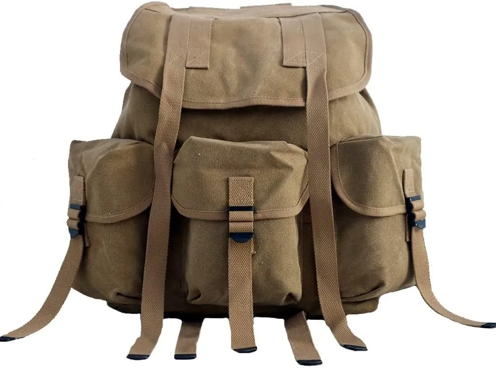 M14 Bag Backpack Replica WW2 US Army Style Backpack Outdoors Packs