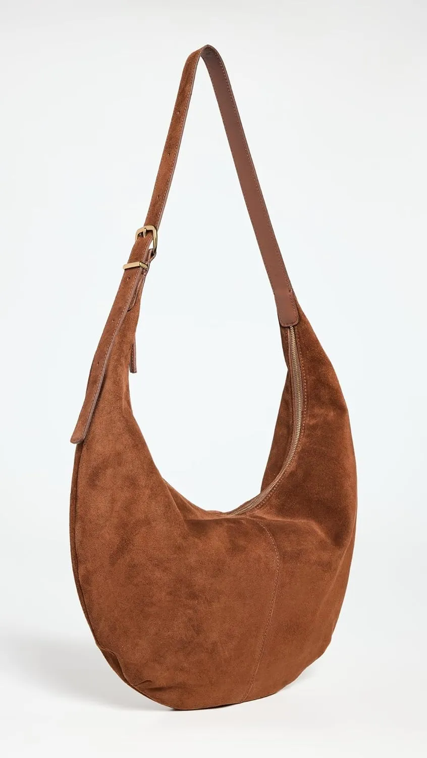 Madewell Women's Suede Essentials Slouch Hobo Bag