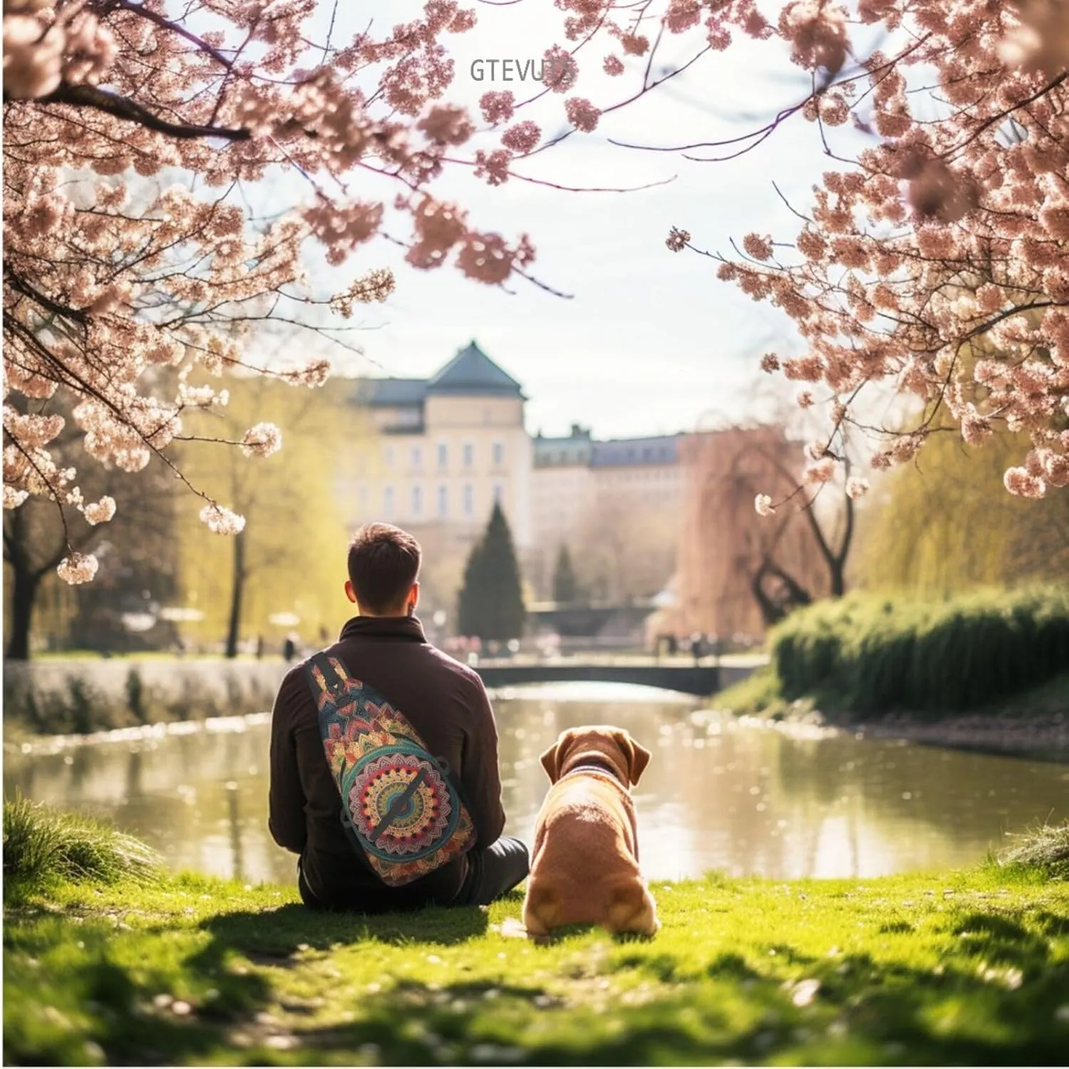 Mandala Sling Backpack Chest Bag Crossbody Shoulder Bag Gym Cycling Travel Hiking Daypack For Men Women