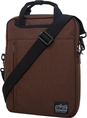 Manhattan Portage Commuter Jr Laptop Bag (13 In) 3-Way Carry With Removeable Shoulder Strap In 1000D Cordura For Work College (Dark Brown)