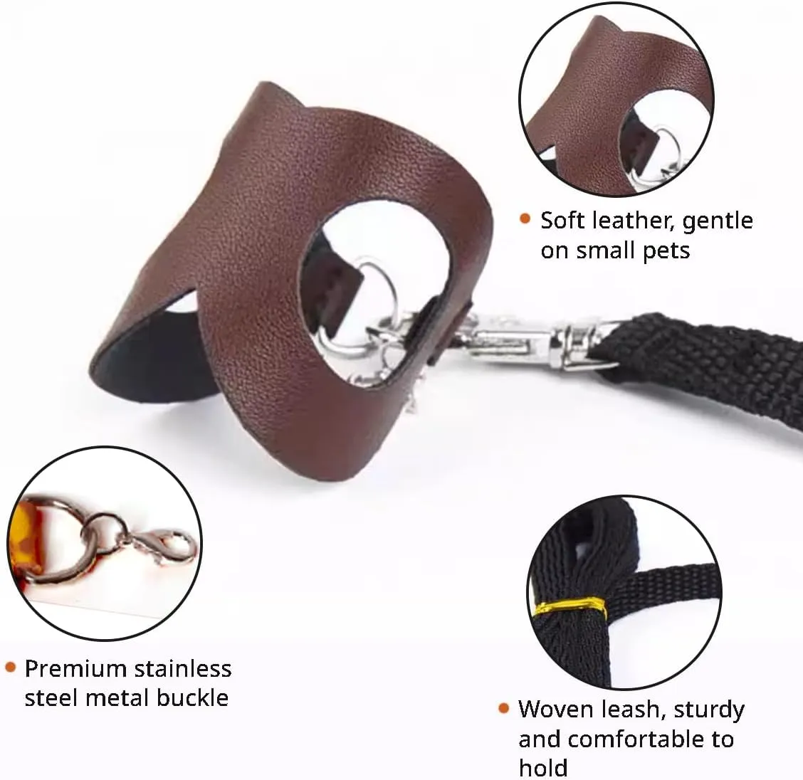 MANON ROSA Sugar Glider Pouch - Small Animal Carrier Bag with Harness Set for Bonding Sling for Reptile Pets Bearded Dragons Lizards Backpack Accessories for Outdoor Travel Walking Resting Blue