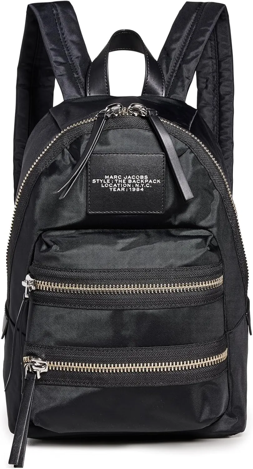 Marc Jacobs Women's The Medium Backpack, Black, One Size