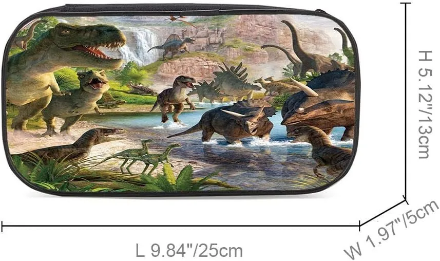 MATMO Dinosaur Backpack and Lunch Bag Set for Boys, Backpack Shoulder Bag Pencil Case (Dinosaur Backpack Set 6)